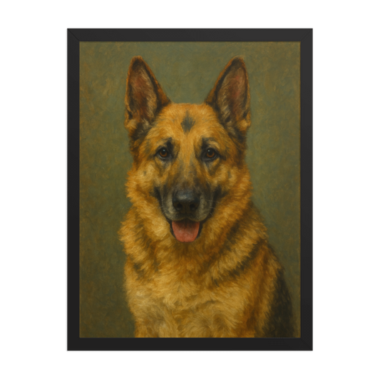 Framed Pet Portrait (Cat & Dog)